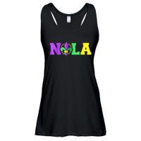 New Orleans Strong 2025 Nola Strong Support Fleur De Lis Ladies Essential Flowy Tank