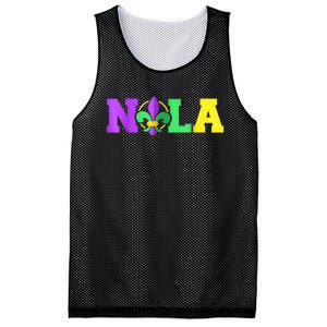 New Orleans Strong 2025 Nola Strong Support Fleur De Lis Mesh Reversible Basketball Jersey Tank