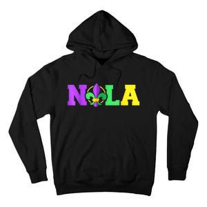 New Orleans Strong 2025 Nola Strong Support Fleur De Lis Tall Hoodie