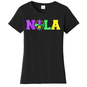 New Orleans Strong 2025 Nola Strong Support Fleur De Lis Women's T-Shirt