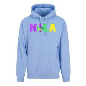 New Orleans Strong 2025 Nola Strong Support Fleur De Lis Unisex Surf Hoodie