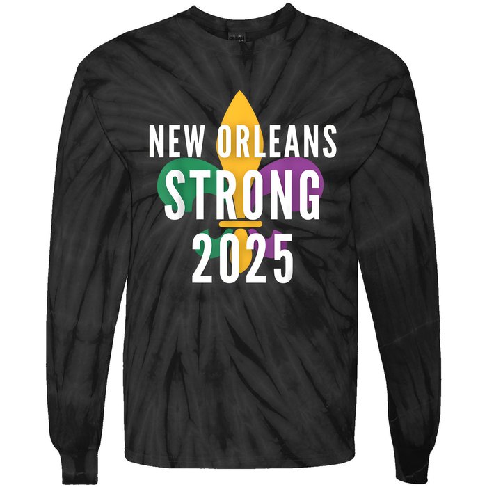 New Orleans Strong 2025 Unity Tie-Dye Long Sleeve Shirt