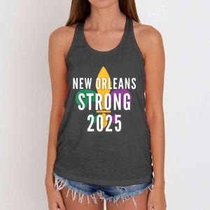 New Orleans Strong 2025 Unity Women's Knotted Racerback Tank