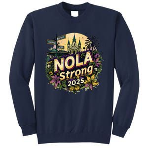 New Orleans Strong 2025 Pride Honor Nola Supporter Tall Sweatshirt