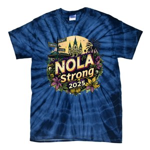 New Orleans Strong 2025 Pride Honor Nola Supporter Tie-Dye T-Shirt