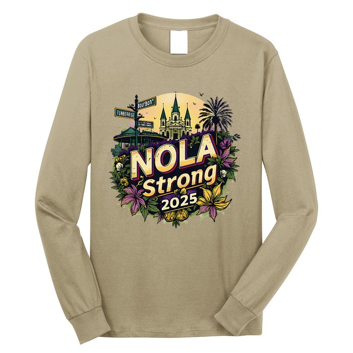 New Orleans Strong 2025 Pride Honor Nola Supporter Long Sleeve Shirt