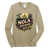 New Orleans Strong 2025 Pride Honor Nola Supporter Tall Long Sleeve T-Shirt