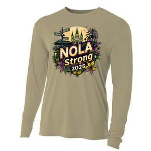 New Orleans Strong 2025 Pride Honor Nola Supporter Cooling Performance Long Sleeve Crew