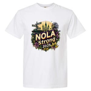 New Orleans Strong 2025 Pride Honor Nola Supporter Garment-Dyed Heavyweight T-Shirt