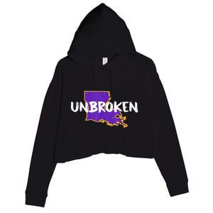 New Orleans Strong 2025 Unbroken Crop Fleece Hoodie