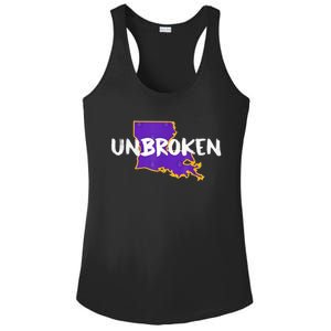 New Orleans Strong 2025 Unbroken Ladies PosiCharge Competitor Racerback Tank