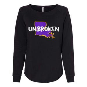 New Orleans Strong 2025 Unbroken Womens California Wash Sweatshirt