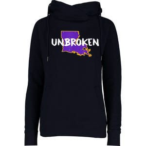 New Orleans Strong 2025 Unbroken Womens Funnel Neck Pullover Hood