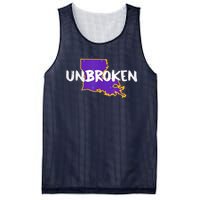 New Orleans Strong 2025 Unbroken Mesh Reversible Basketball Jersey Tank