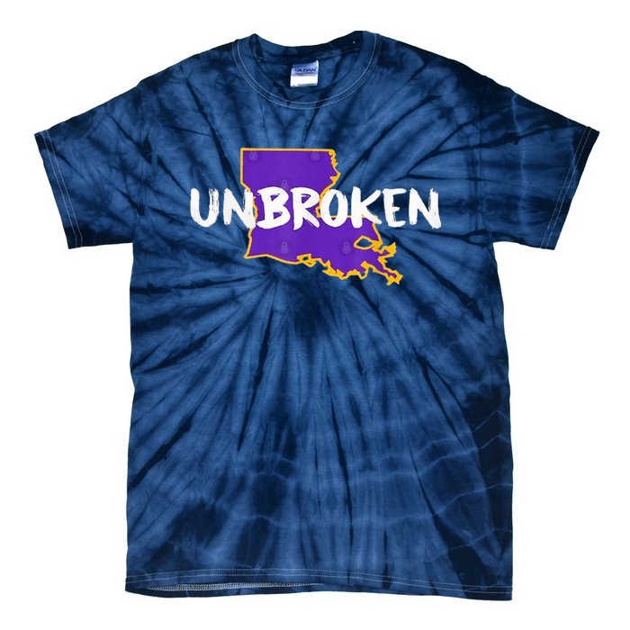 New Orleans Strong 2025 Unbroken Tie-Dye T-Shirt