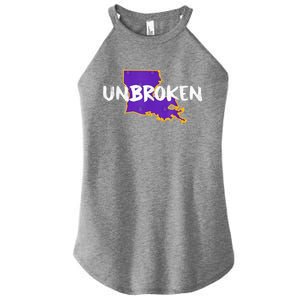 New Orleans Strong 2025 Unbroken Women's Perfect Tri Rocker Tank