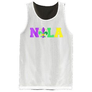 New Orleans Strong 2025 Nola Strong Support Fleur De Lis Mesh Reversible Basketball Jersey Tank