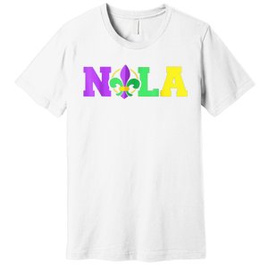 New Orleans Strong 2025 Nola Strong Support Fleur De Lis Premium T-Shirt