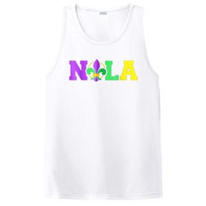 New Orleans Strong 2025 Nola Strong Support Fleur De Lis PosiCharge Competitor Tank