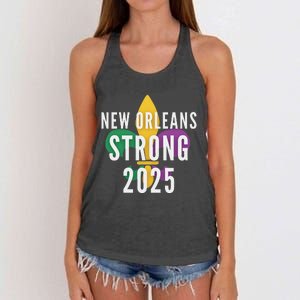 New Orleans Strong 2025 Unity Women's Knotted Racerback Tank