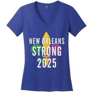 New Orleans Strong 2025 Unity Women's V-Neck T-Shirt