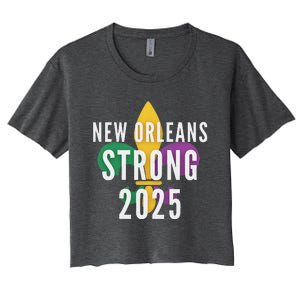 New Orleans Strong 2025 Unity Women's Crop Top Tee