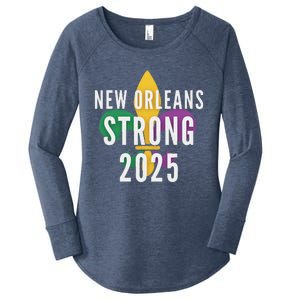 New Orleans Strong 2025 Unity Women's Perfect Tri Tunic Long Sleeve Shirt