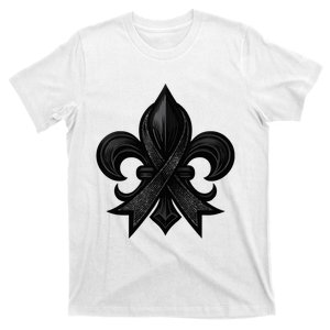 New Orleans Strong 2025 Nola Strong Support Fleur De Lis T-Shirt