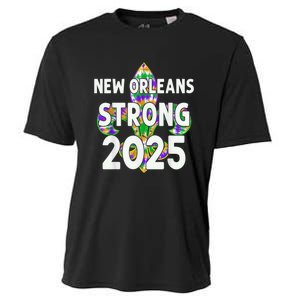 New Orleans Strong 2025 Nola Strong Tie Dye Style Cooling Performance Crew T-Shirt