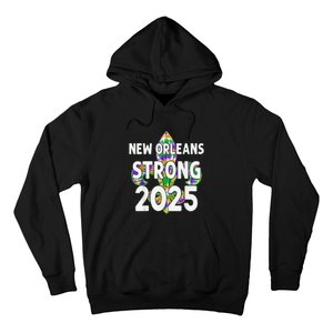 New Orleans Strong 2025 Nola Strong Tie Dye Style Hoodie