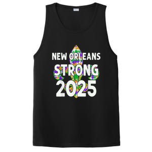 New Orleans Strong 2025 Nola Strong Tie Dye Style PosiCharge Competitor Tank