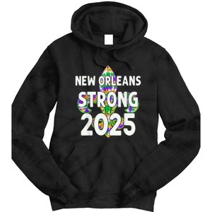 New Orleans Strong 2025 Nola Strong Tie Dye Style Tie Dye Hoodie