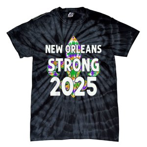 New Orleans Strong 2025 Nola Strong Tie Dye Style Tie-Dye T-Shirt