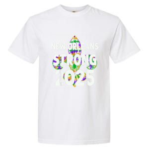 New Orleans Strong 2025 Nola Strong Tie Dye Style Garment-Dyed Heavyweight T-Shirt