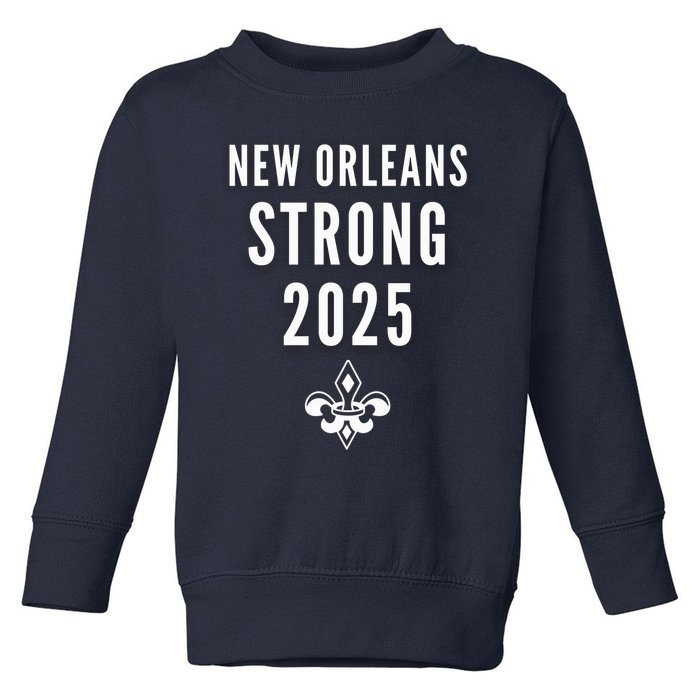 New Orleans Strong 2025 Unity Toddler Sweatshirt