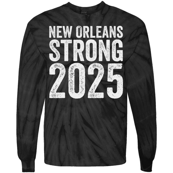 New Orleans Strong 2025 Women Unity Tie-Dye Long Sleeve Shirt