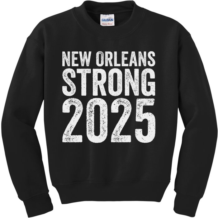 New Orleans Strong 2025 Women Unity Kids Sweatshirt