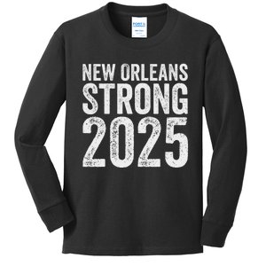 New Orleans Strong 2025 Women Unity Kids Long Sleeve Shirt