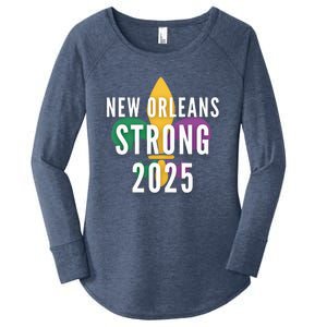 New Orleans Strong 2025 Unity Women's Perfect Tri Tunic Long Sleeve Shirt