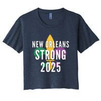 New Orleans Strong 2025 Unity Women's Crop Top Tee