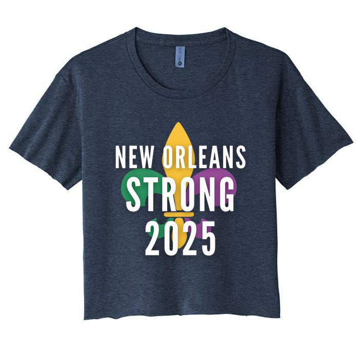 New Orleans Strong 2025 Unity Women's Crop Top Tee