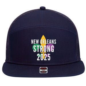 New Orleans Strong 2025 Unity 7 Panel Mesh Trucker Snapback Hat