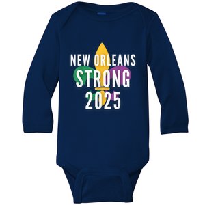 New Orleans Strong 2025 Unity Baby Long Sleeve Bodysuit