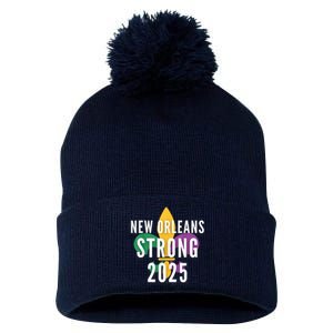 New Orleans Strong 2025 Unity Pom Pom 12in Knit Beanie