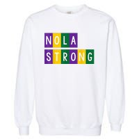 New Orleans Support Strong Garment-Dyed Sweatshirt