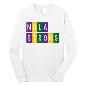 New Orleans Support Strong Long Sleeve Shirt