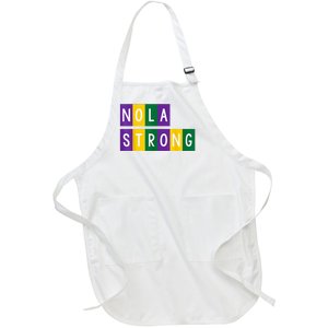 New Orleans Support Strong Full-Length Apron With Pockets