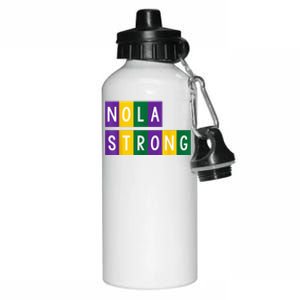 New Orleans Support Strong Aluminum Water Bottle