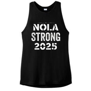 New Orleans Strong 2025. Nola Strong 2025. Unity 2025 Ladies PosiCharge Tri-Blend Wicking Tank