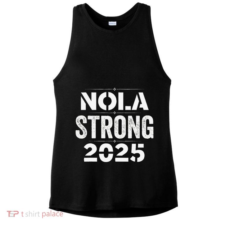 New Orleans Strong 2025. Nola Strong 2025. Unity 2025 Ladies PosiCharge Tri-Blend Wicking Tank